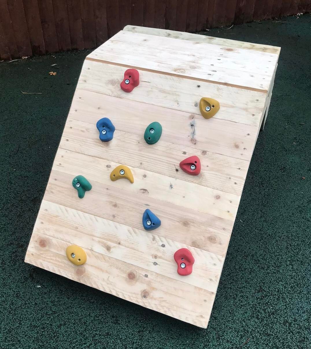 New outdoor play equipment delivery